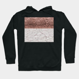 Industrial rose marble Hoodie